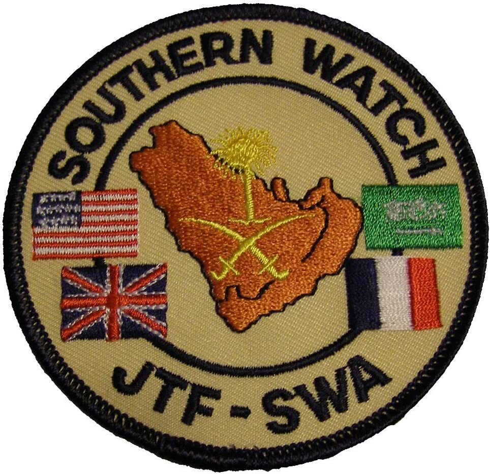 Operation Southern Watch Iraq JTF-SWA Veteran Patch - Veteran Owned Business