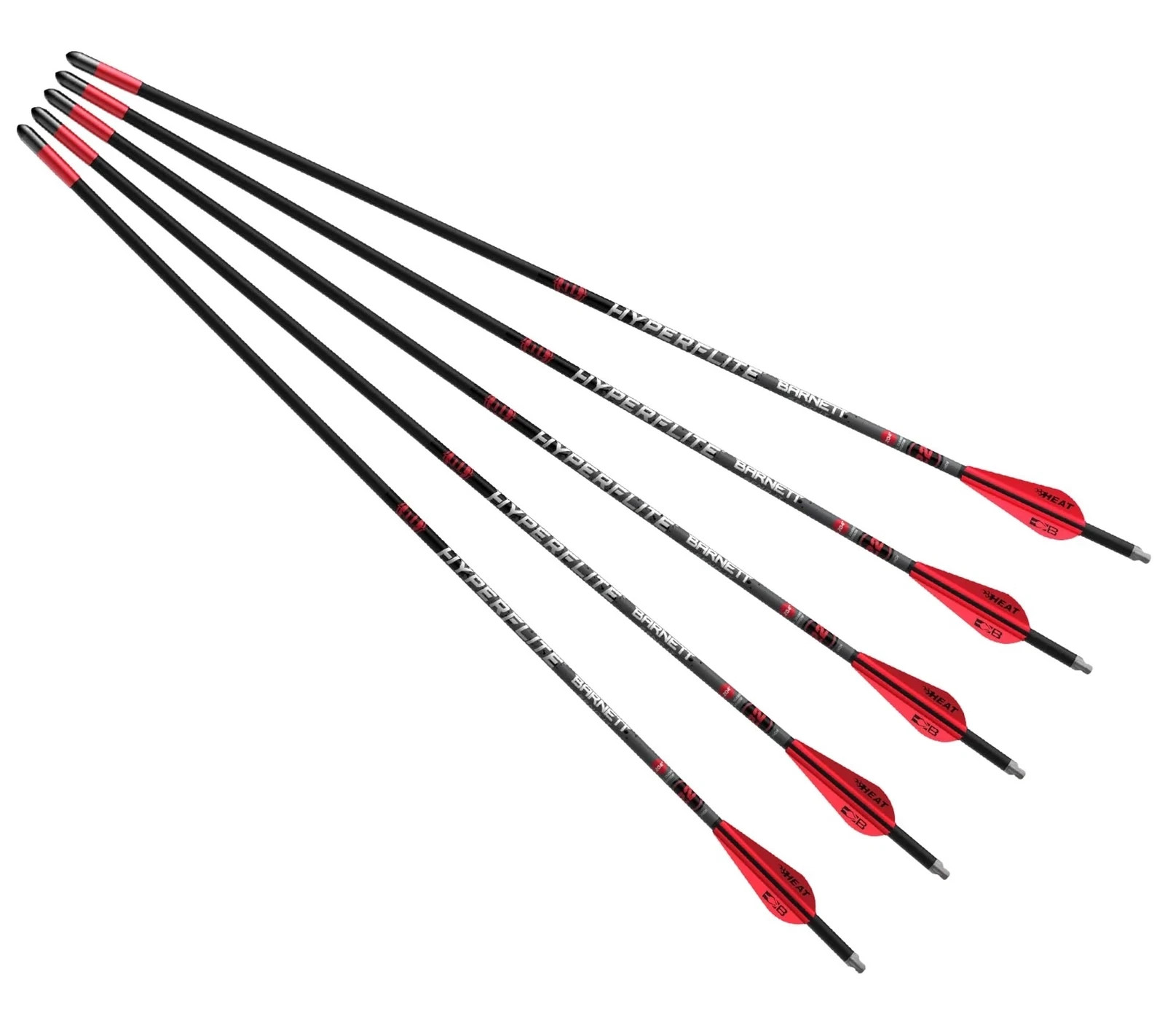 Barnett Crossbows Hyperflite 22" Arrow Red/Wht Heat Vanes (BAR20043) BRAND NEW