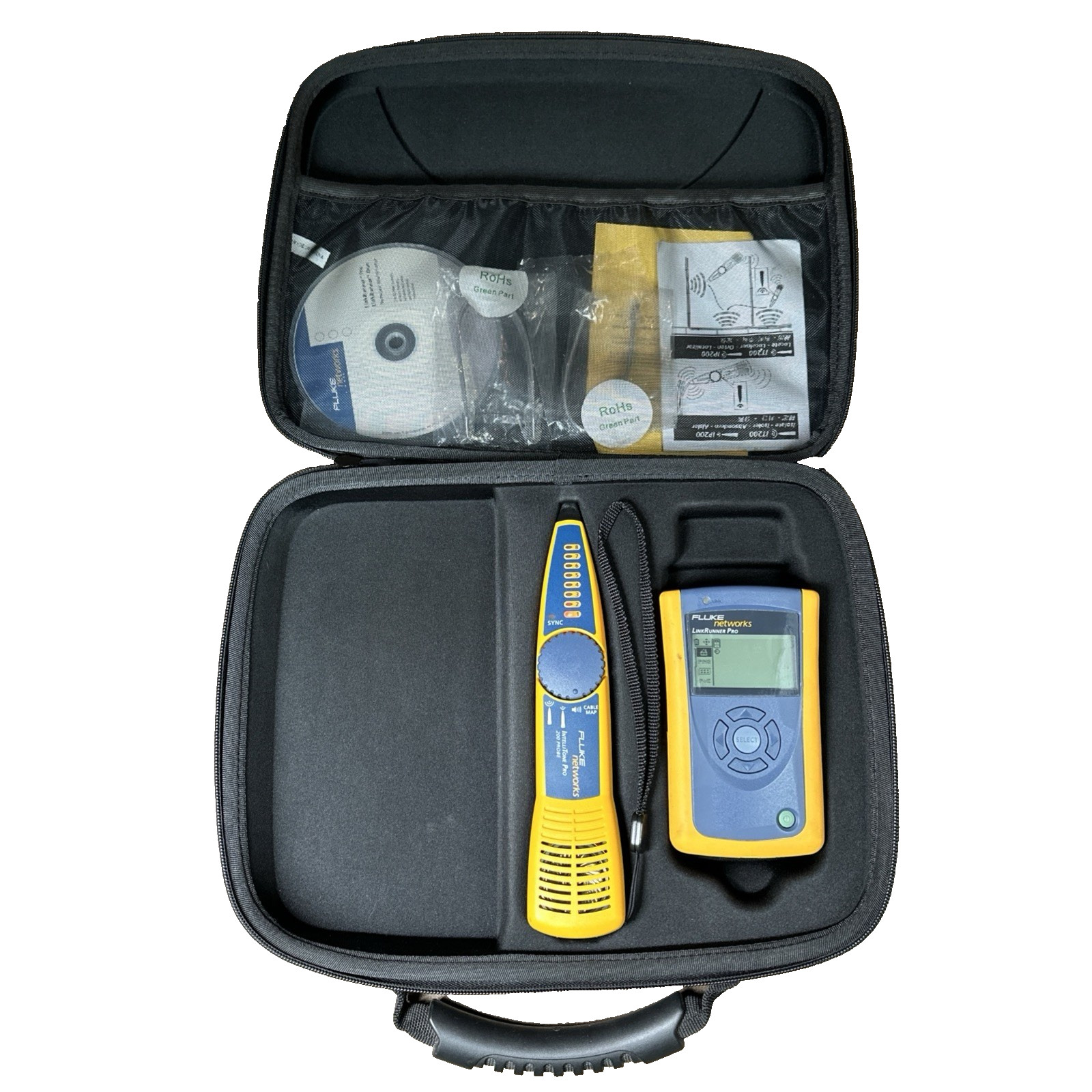 Fluke Networks LinkRunner Pro Network Multimeter IntelliTone 200 Probe Free Ship