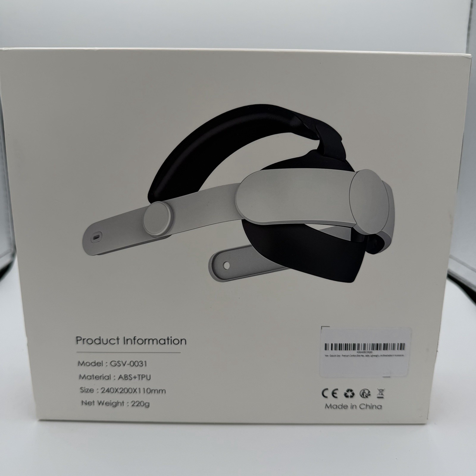 NEW Elite Head Strap for Meta Quest 3 VR, Strap Replacement for Oculus - White