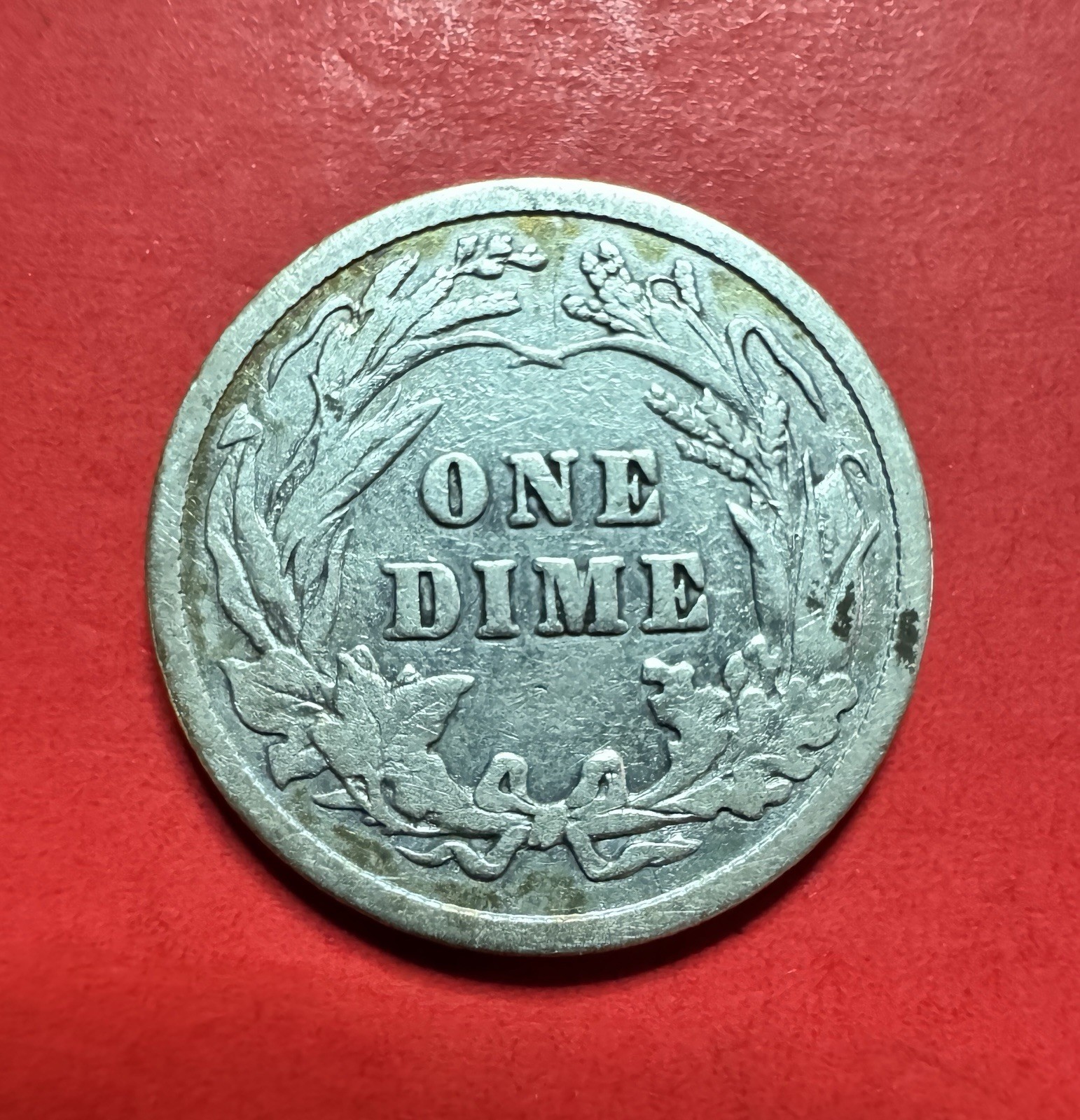 1916-P BARBER DIME 90% SILVER VF High Grade