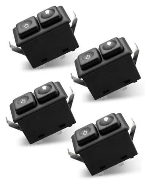 Power Window Control Switch Fit for BMW E23 E24 E28 E30 L6 M3 M5 M6 325 4Pcs