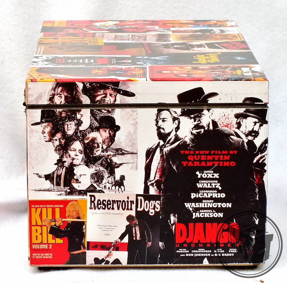 Tarantino - DVD 's / Blu-rays Box Chest MDF