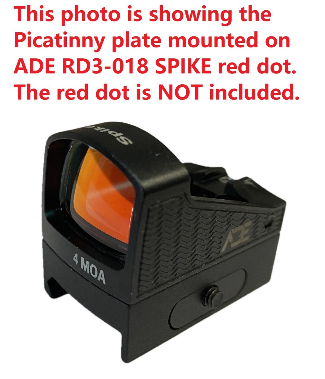 ADE Low Riser Mount for RMS RMSc Footprint Red Dot Sights