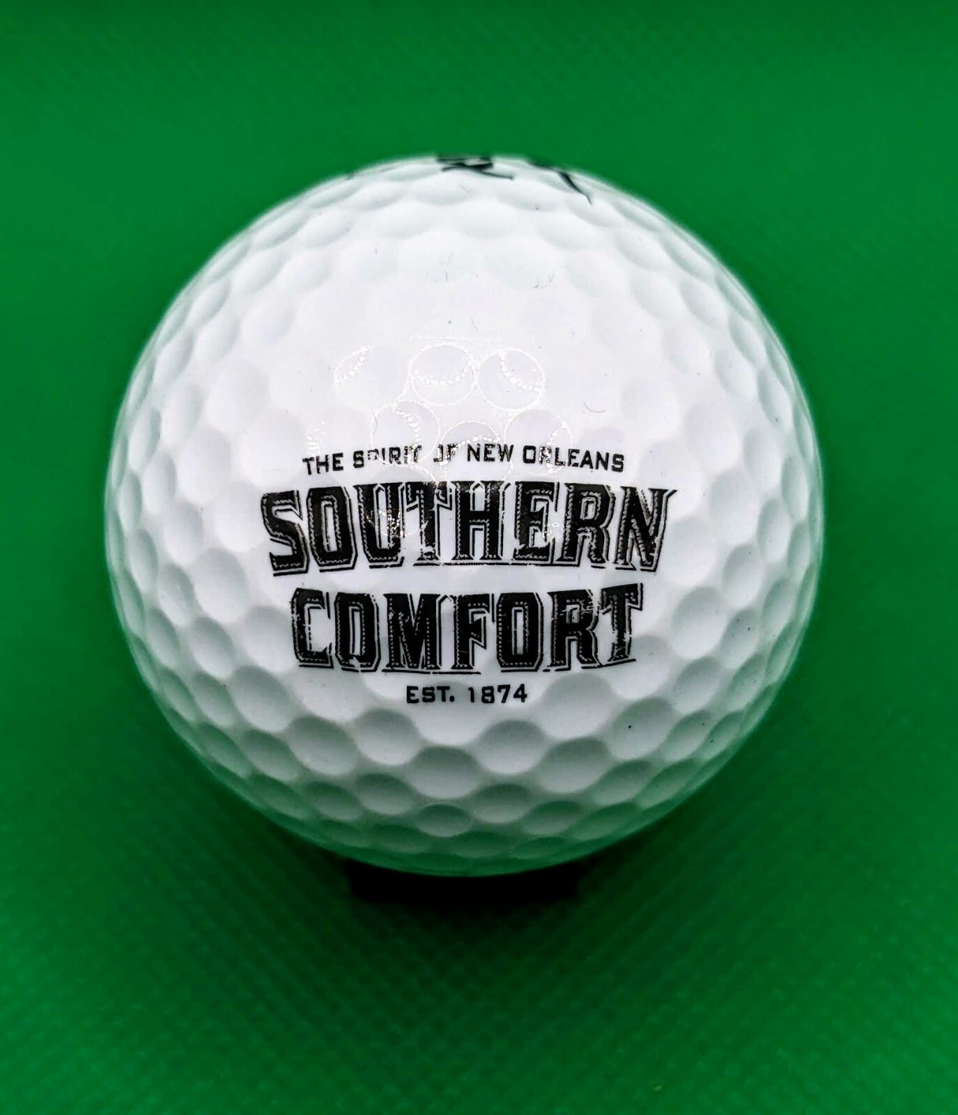 The Spirit of New Orleans Southern Comfort logo golf ball - Alcohol