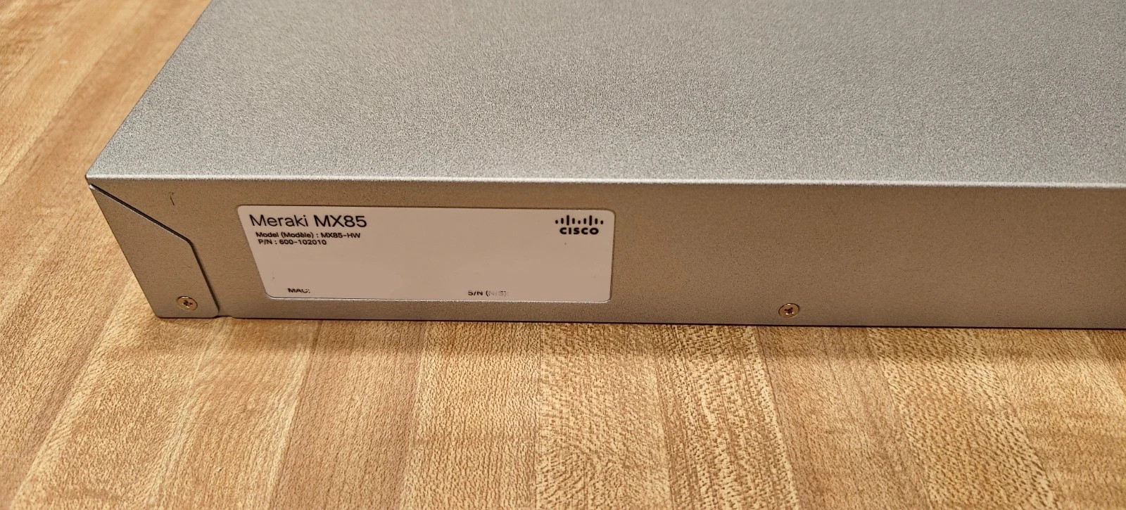 Cisco ‎Meraki MX85-HW Cloud Managed Security Applianc UNCLAIMED