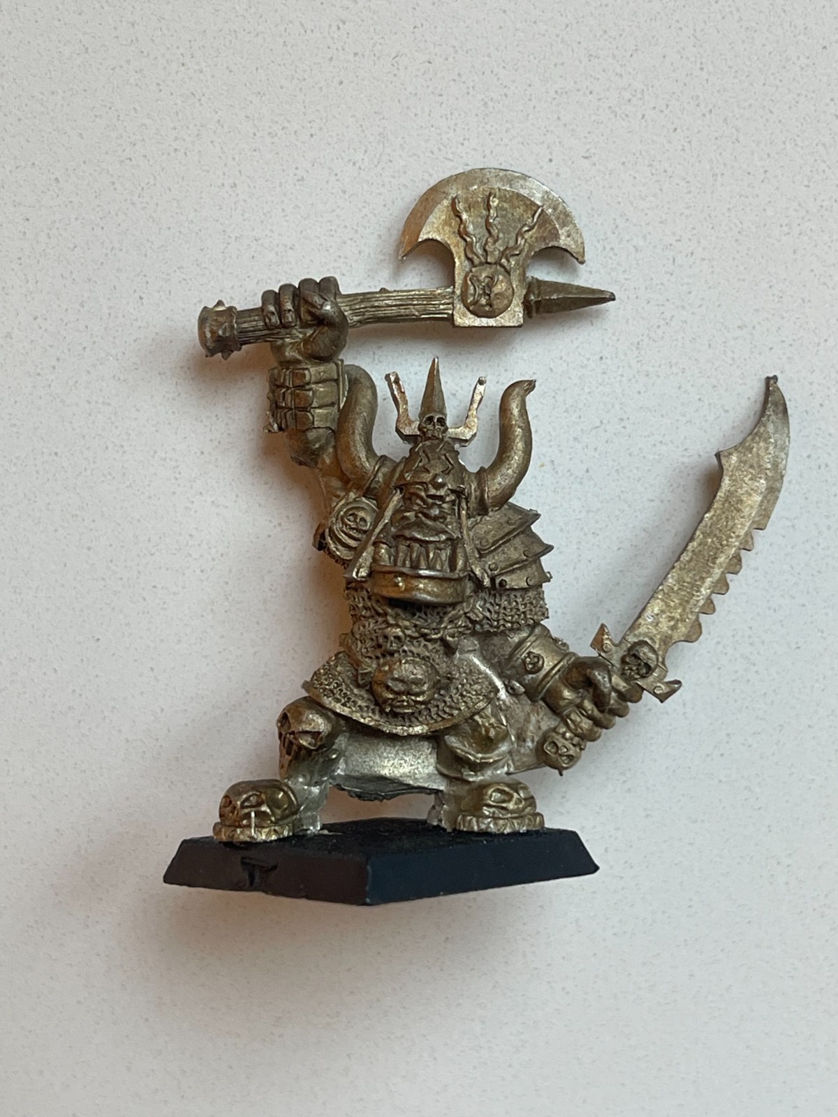 Gorgut Black Fang Orc Warboss | Warhammer Quest 1995 Lair of the Orc Lord
