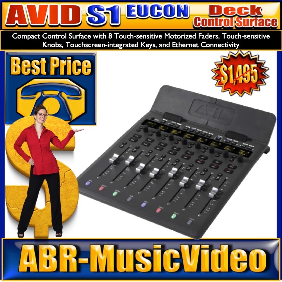 Avid S1 EUCON Desktop Control Surface