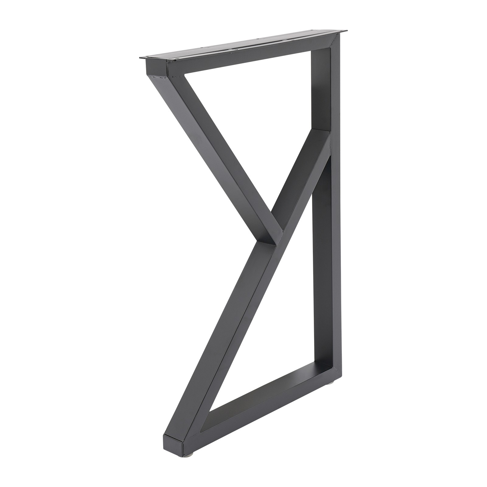 2pcs Metal Furniture Legs, Industrial Metal Table Legs, Black Furniture Legs