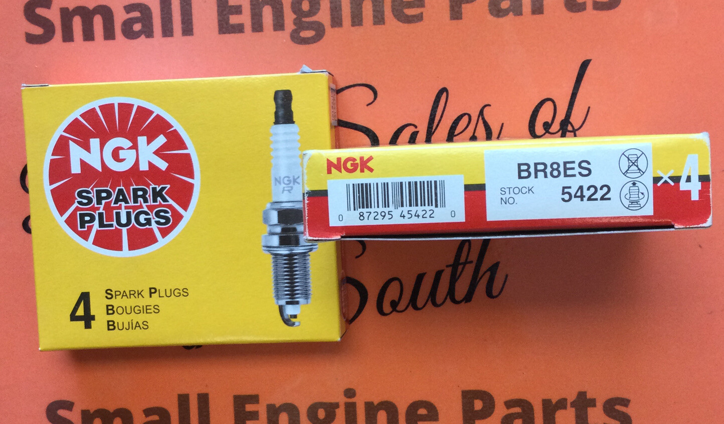 NGK SPARK PLUGS 8 PACK BR8ES 5422
