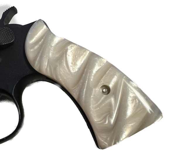 Grips fits Smith Wesson K Frame S&W Classic faux Classic Mother of Pearl
