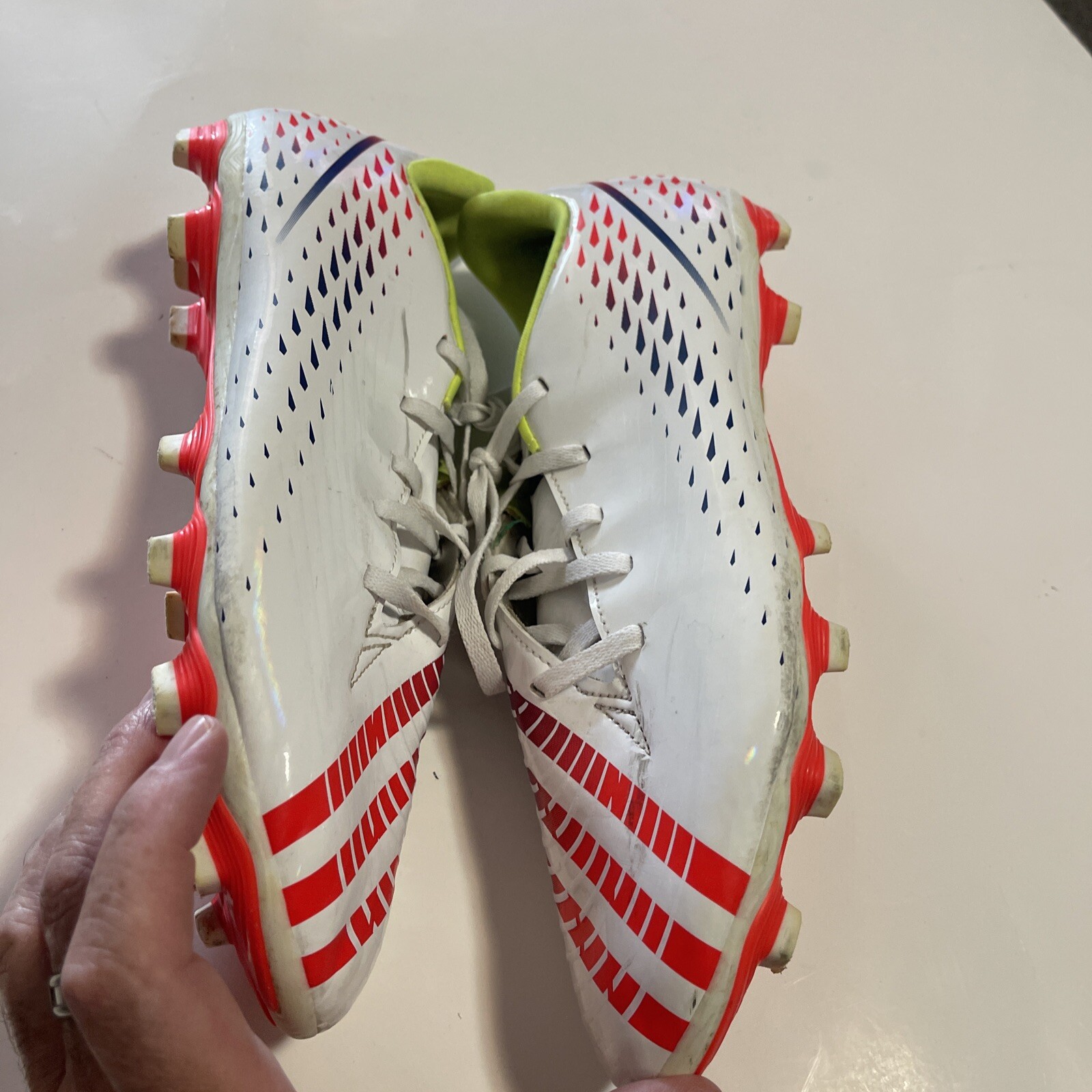 adidas Predator Edge.4 S FXG Soccer Cleats Men 11.5 Pre-owned