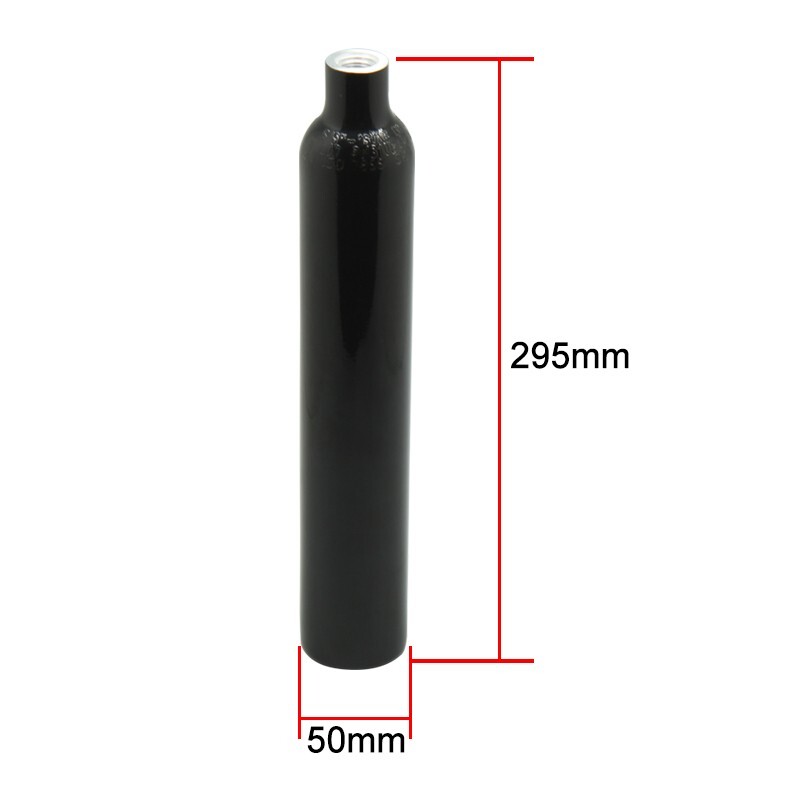 4500psi PCP Paintball 0.38L HPA Cylinder Alloy Air Tank Bottle 5/8-18UNF thread