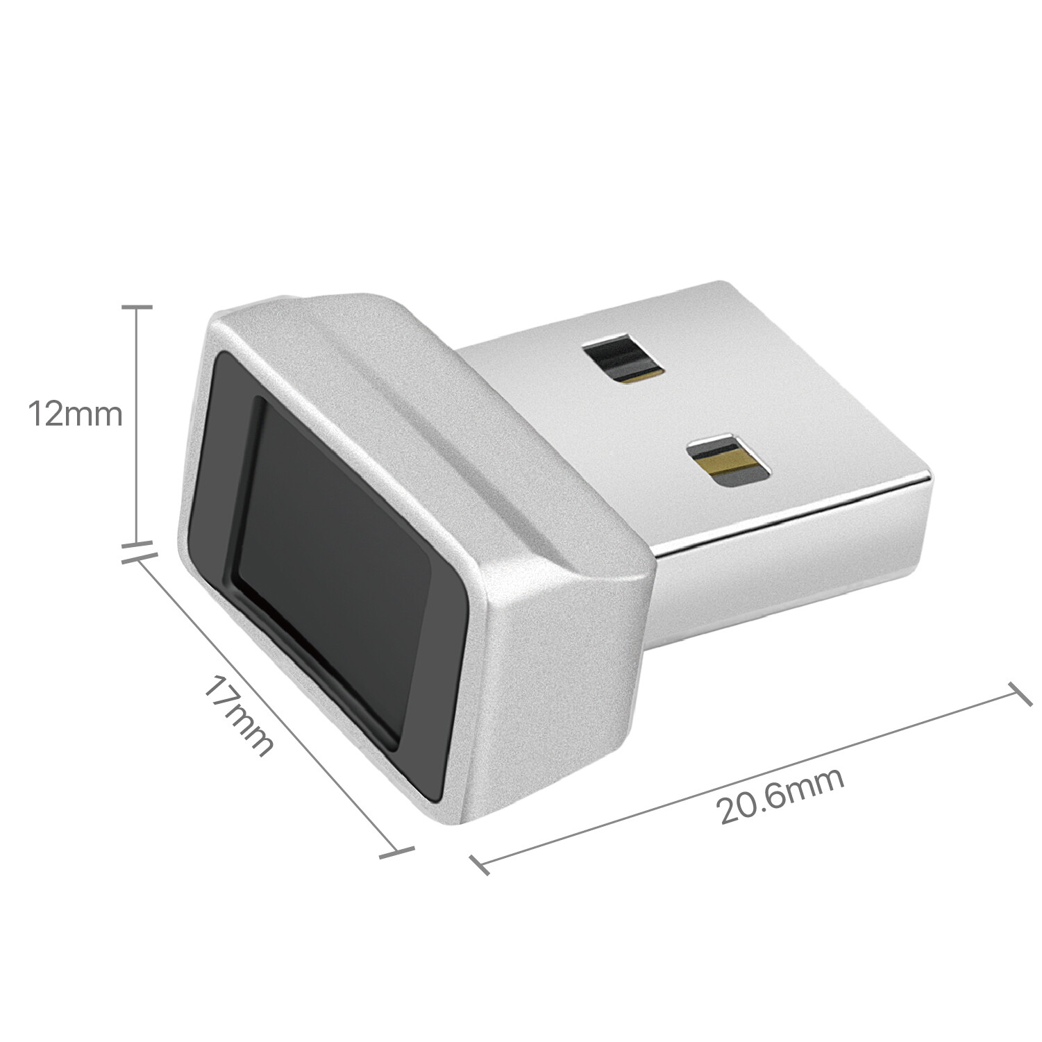 USB Fingerprint Reader for Windows Hello, Biometric Scanner for Laptops & PC