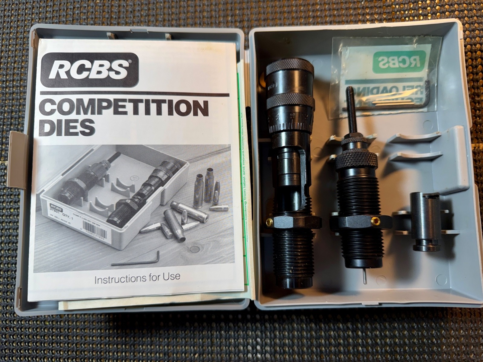 RCBS Competition FL Micrometer Reloading Dies, .222 Remington