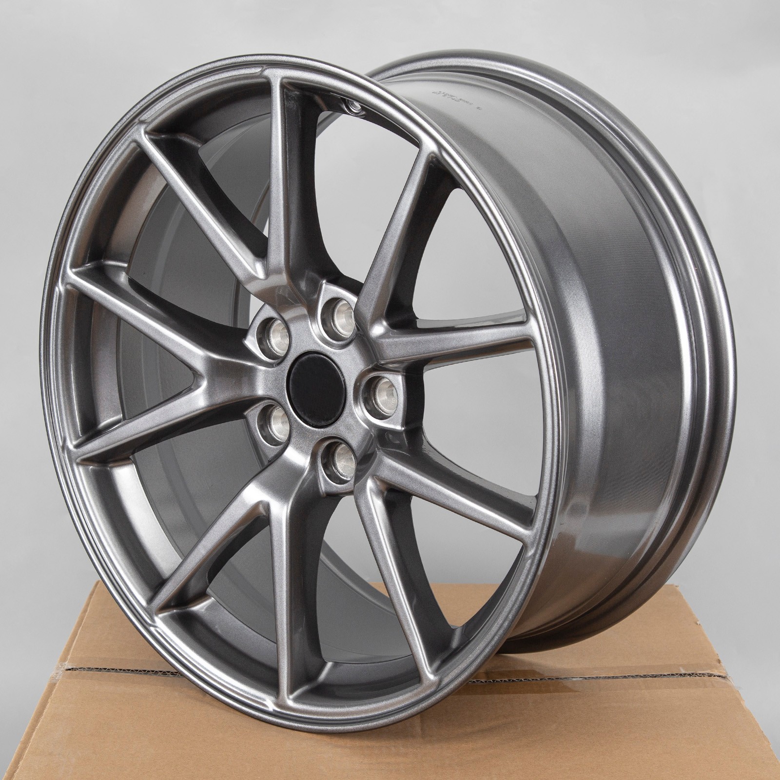 New 18" Grey Alloy Replacement Wheel Rim for Tesla Model 3 2017-2023 Wheel US