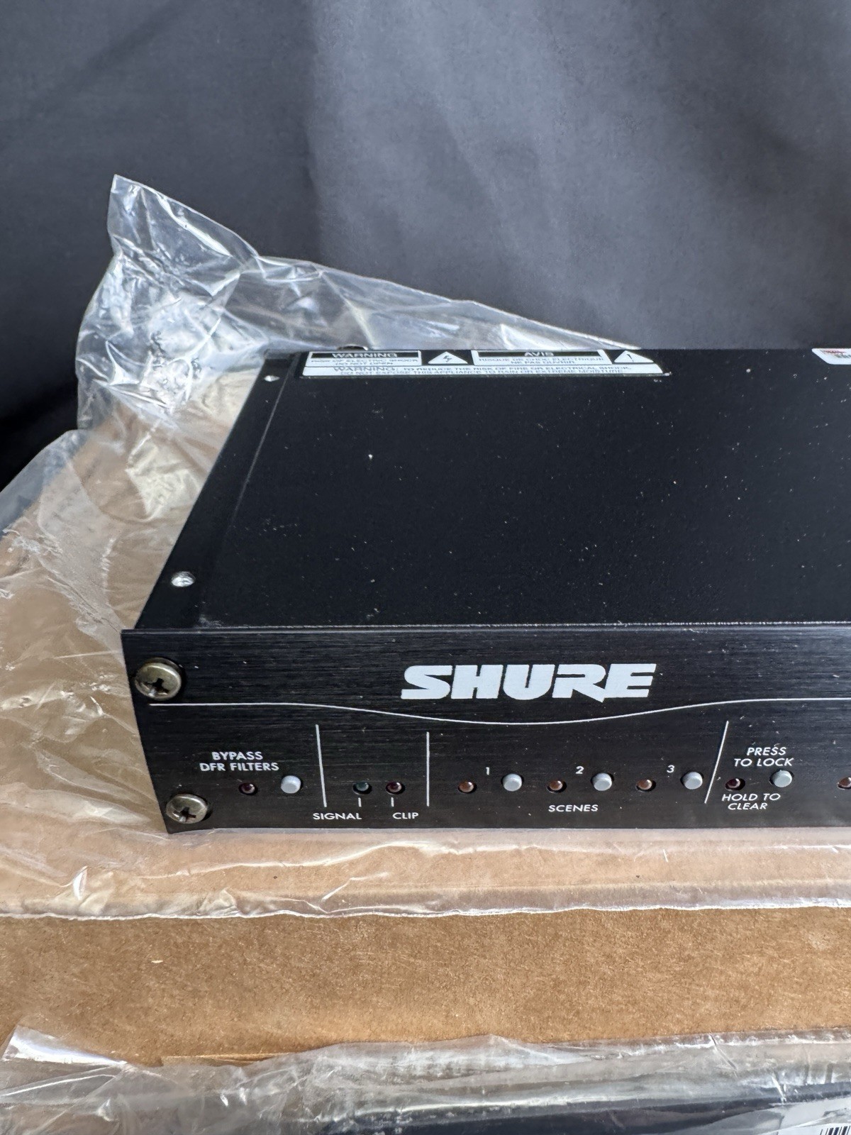 Shure DFR11EQ Digital EQ + Feedback Reducer (DFR11EQ5) Rack Mountable New Open