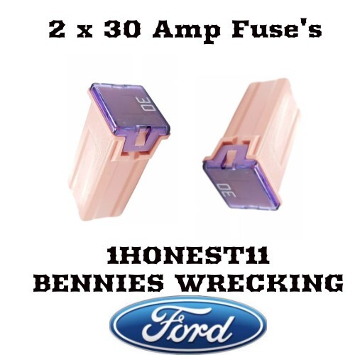 2 x 30 amp 12v FUSE Pink FORD BA BF FG FGX FALCON Fairmont Fairlane Ghia XR6 XR8