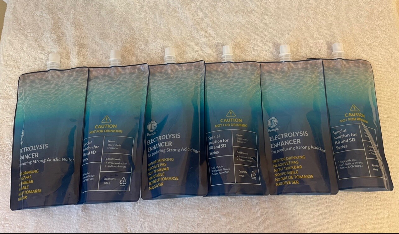 Pack of 6 New Electrolysis enhancer Leveluk Kangen K8, SD501, Platinum & JR26