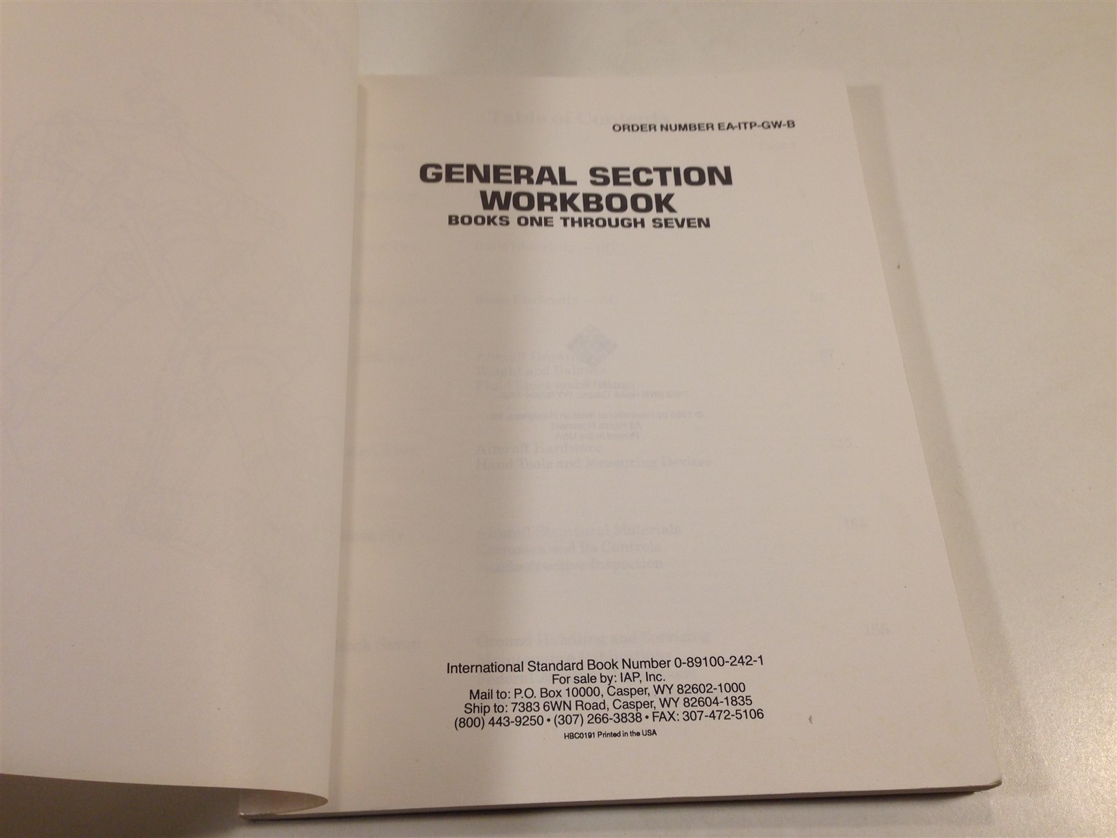 1985 Aviation Technician Integrated Training General Section 3 Books