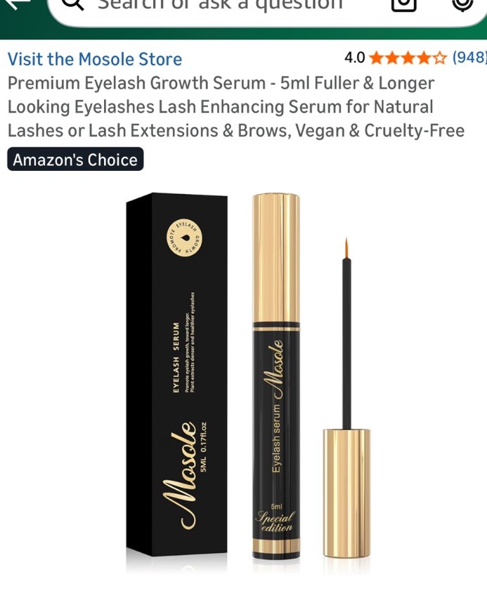 Mosole Premium Eyelash Growth Serum