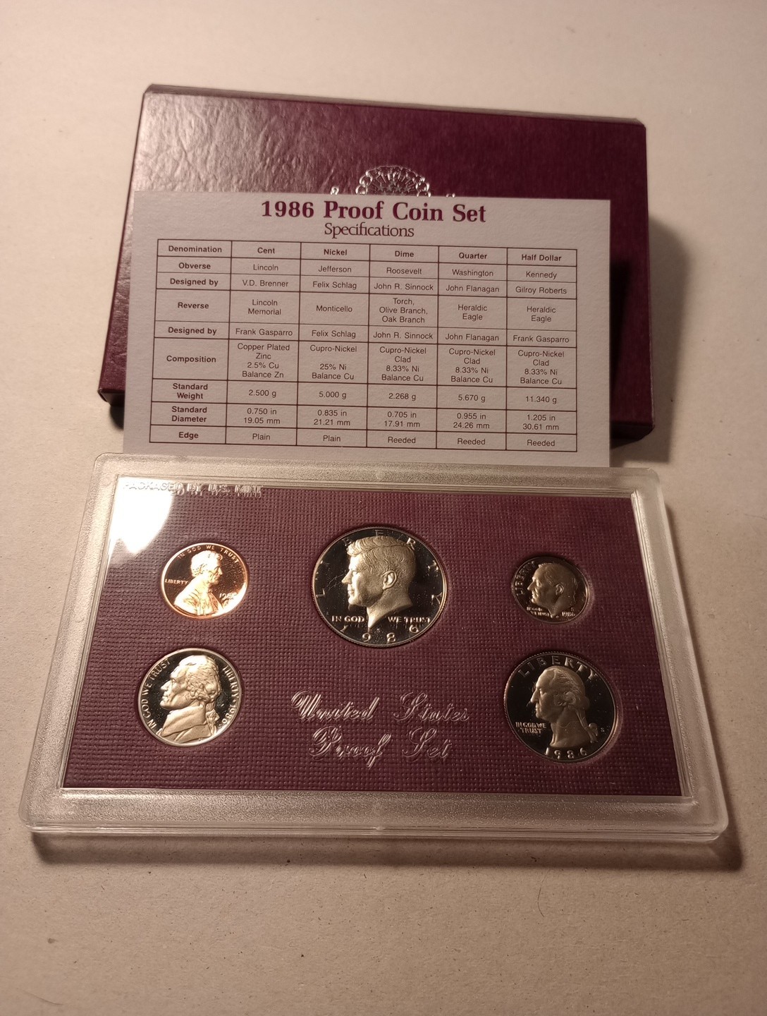 1986 United States Proof Set