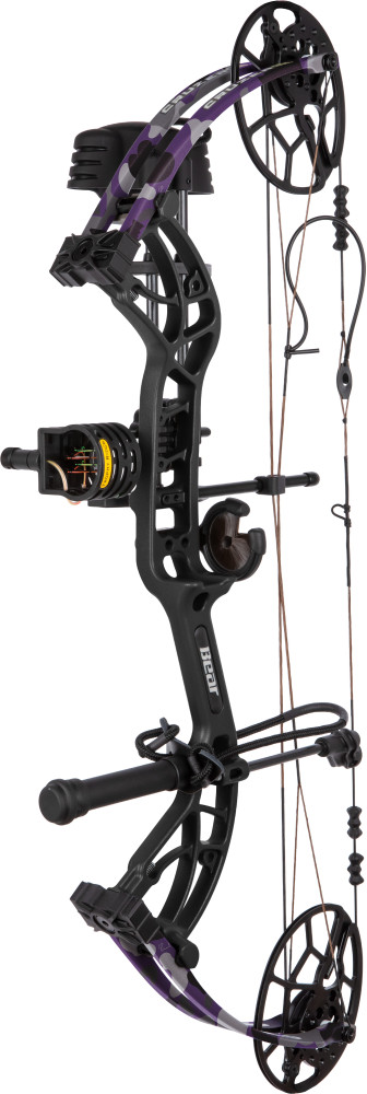 Bear Cruzer G4 RTH Package RH 70lb Black/Fred Bear Twilight