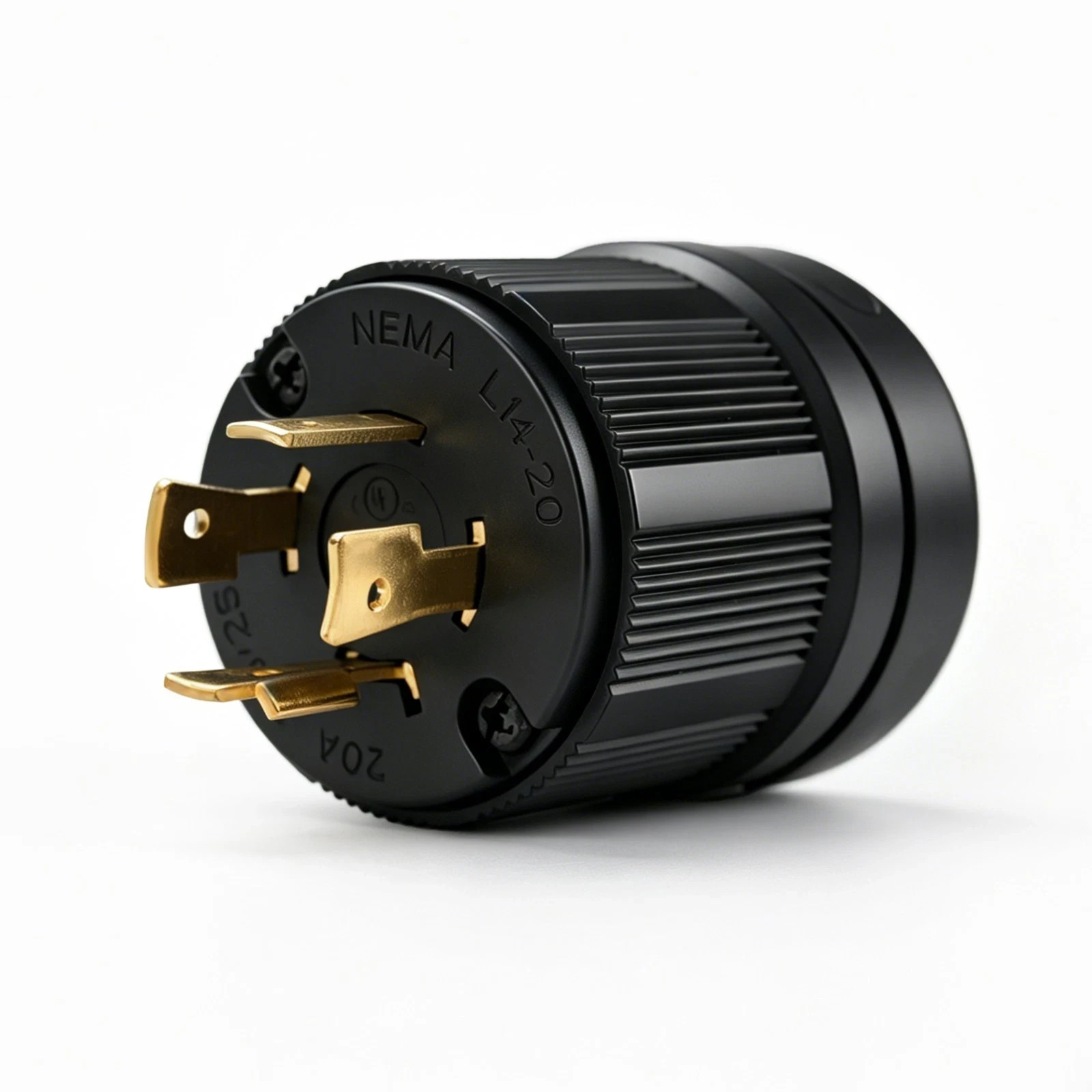20A 125/250V L14-20P Generator Plug – Heavy Duty Twist Lock NEMA Connector