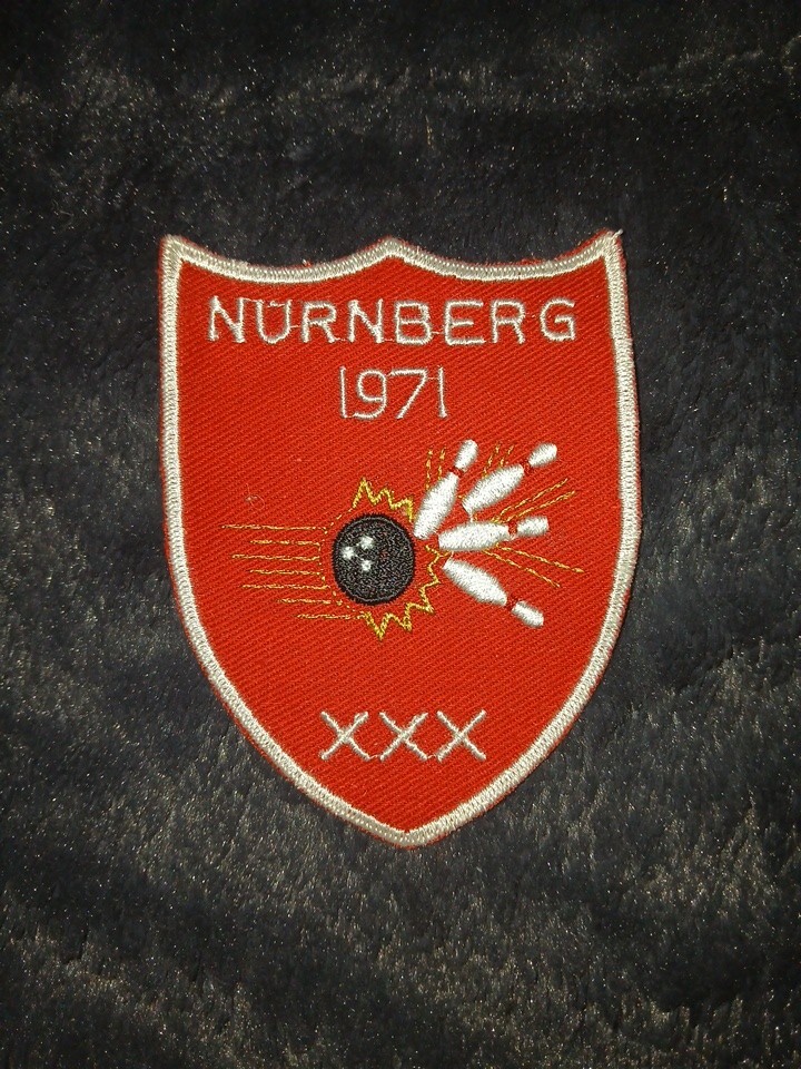 Vintage 1971 Nurnberg Bowling Patch