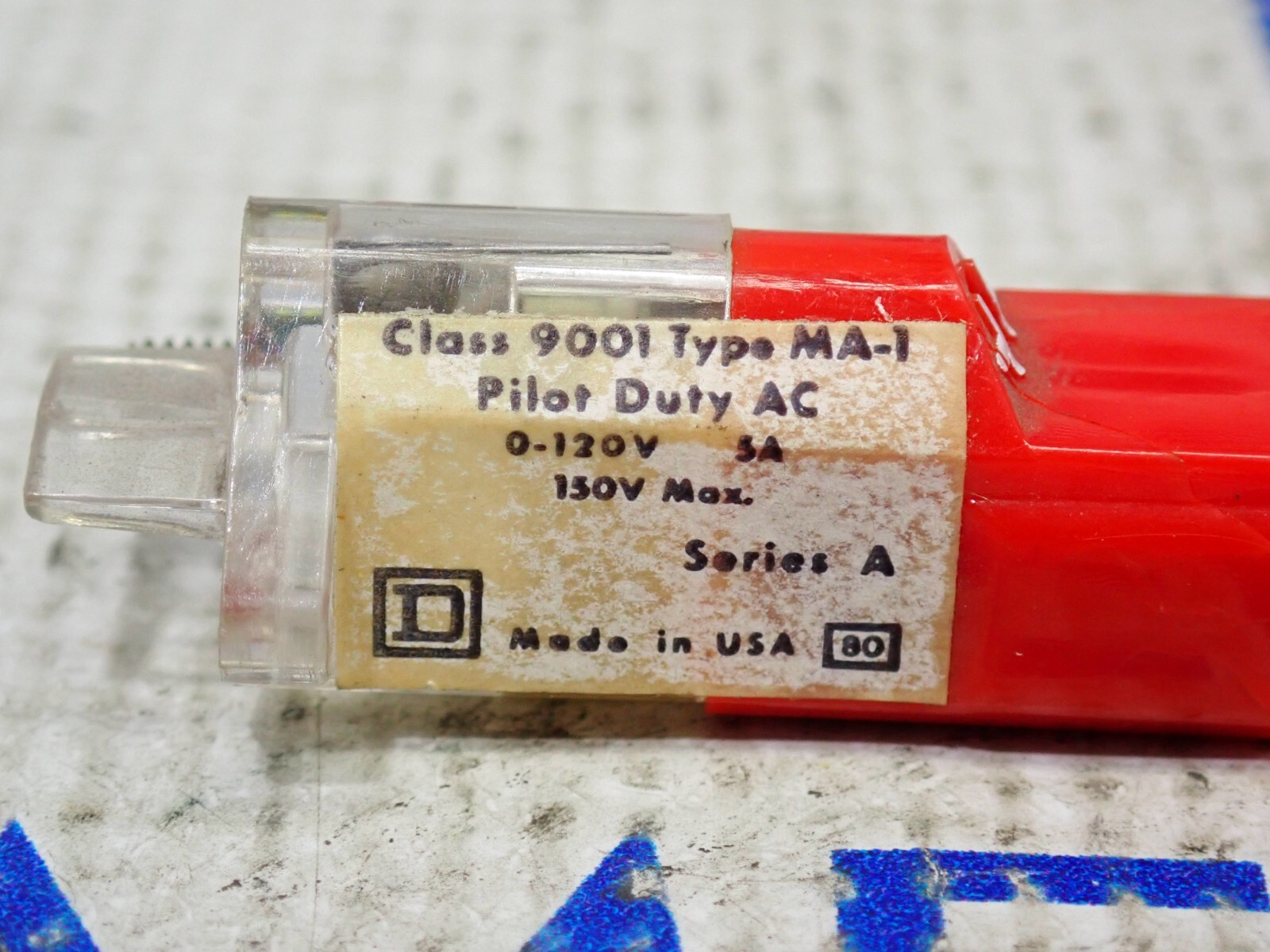 Square D 9001 MA-1 Contact Block 0-120V 5A Ser A Lot of 5