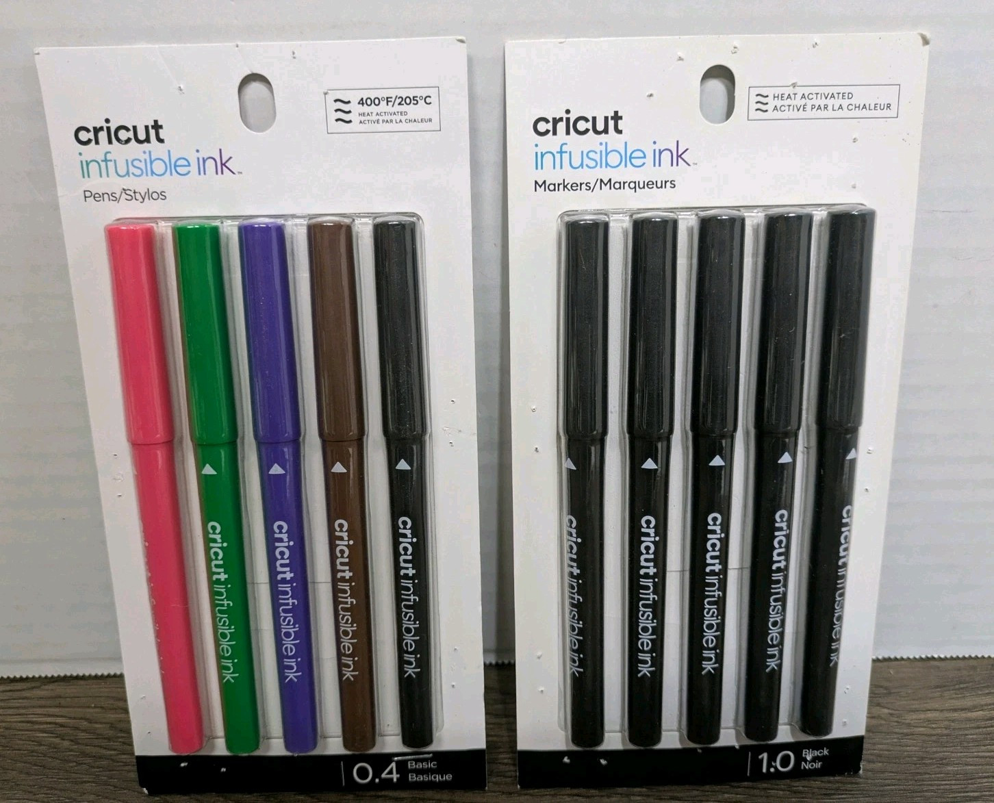 Cricut Infusible Ink Fine Point Pens 0.4 0.2 Basics 2006257 Black & Colors Lot