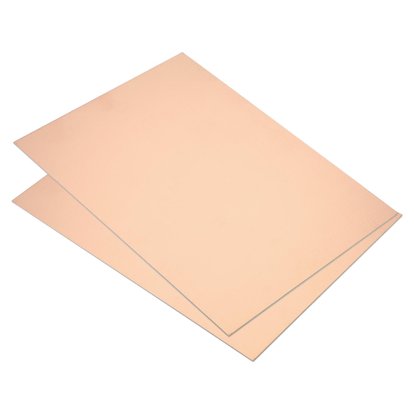 2Pcs FR4 Single Side Copper Clad, PCB Laminate Circuit Board 200 x 150 x 1.2mm
