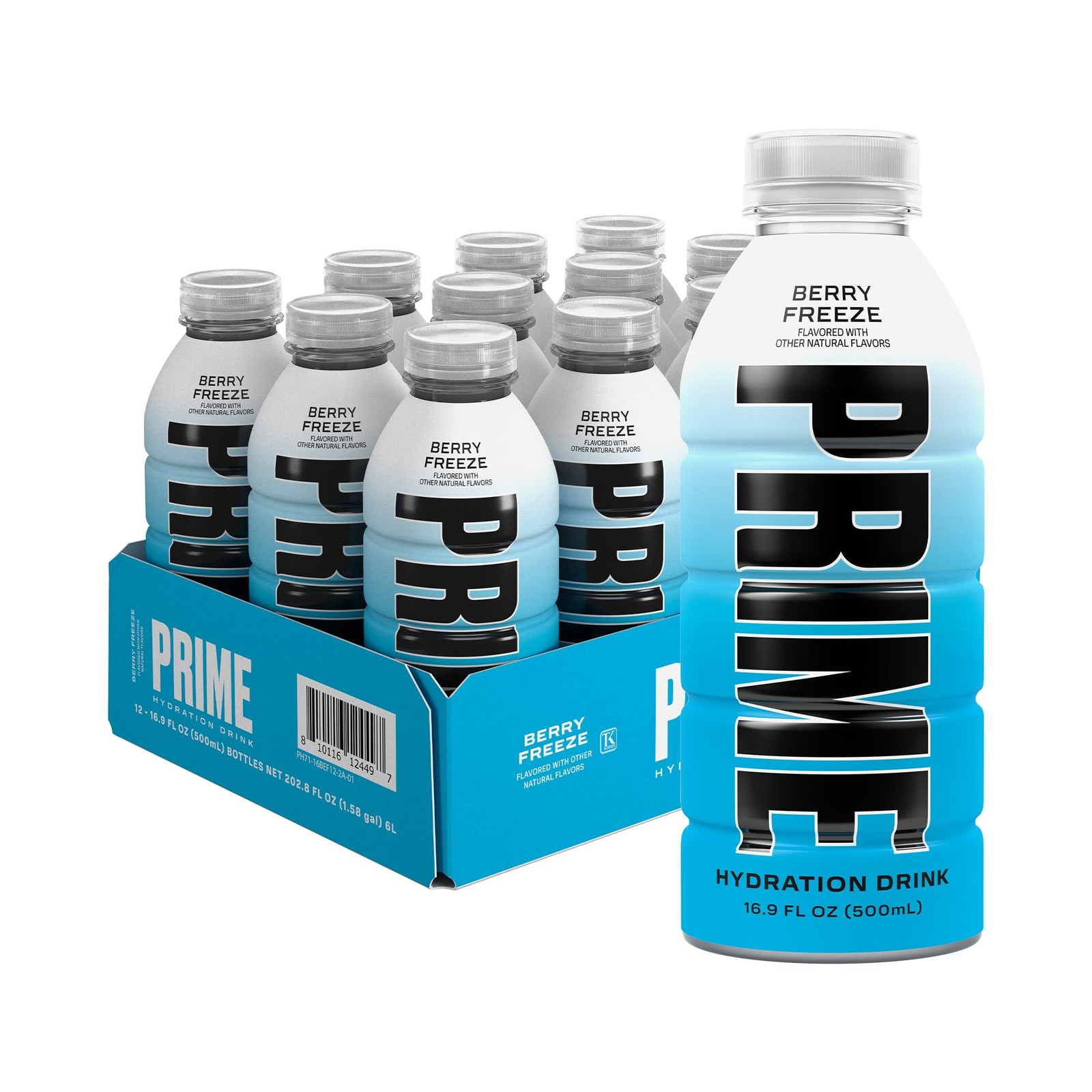 Prime Hydration Drinks Pack of 12 Flavors Functional Electrolytes Low Sugar 1...