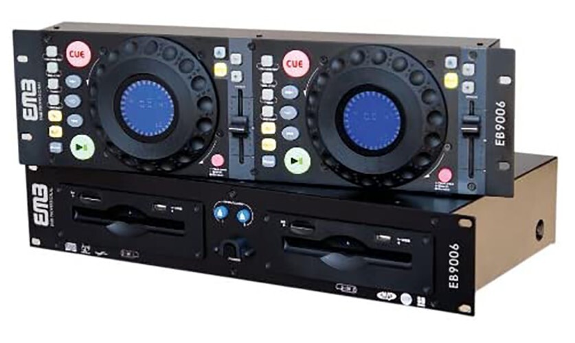 EMB Professional EB9006 19" Rack Mount DJ USB/MP3/CD Mixer (UC)