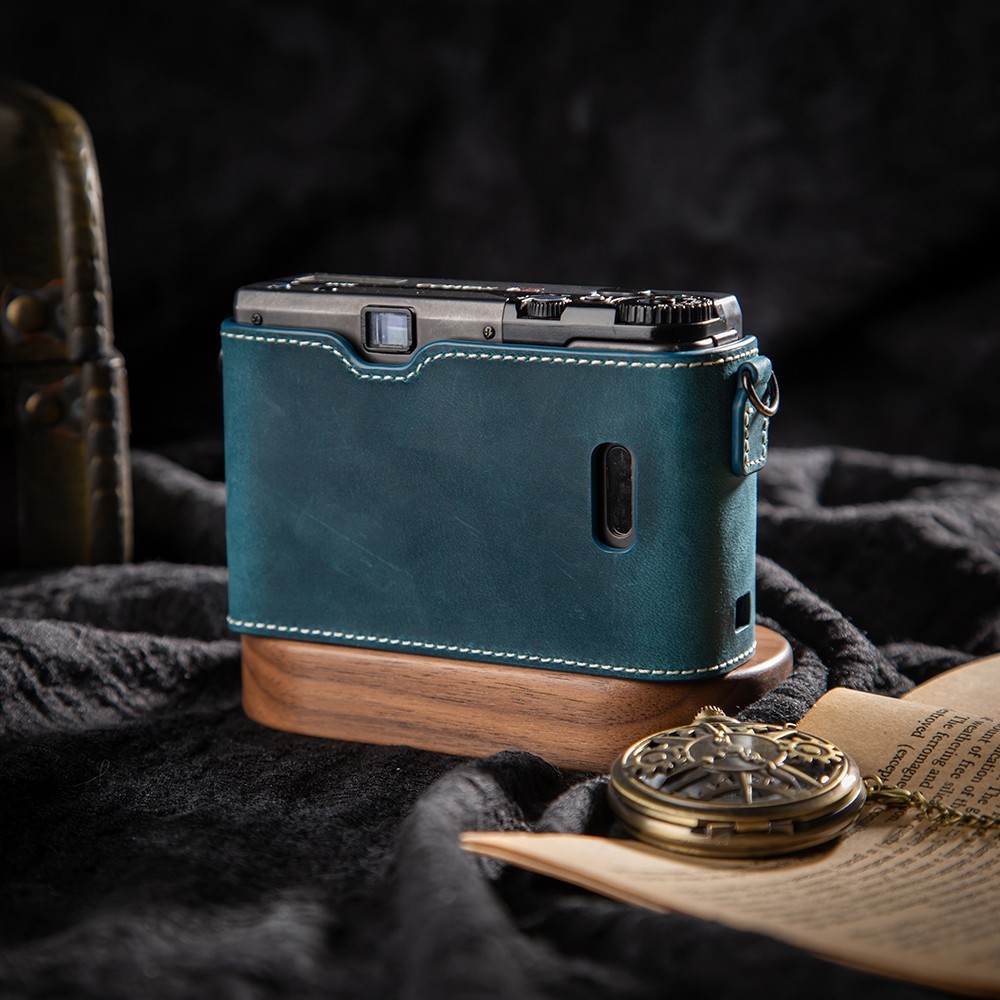 For Contax T3 Camera Collocation Genuine Leather Half Camera Case Bag Cover