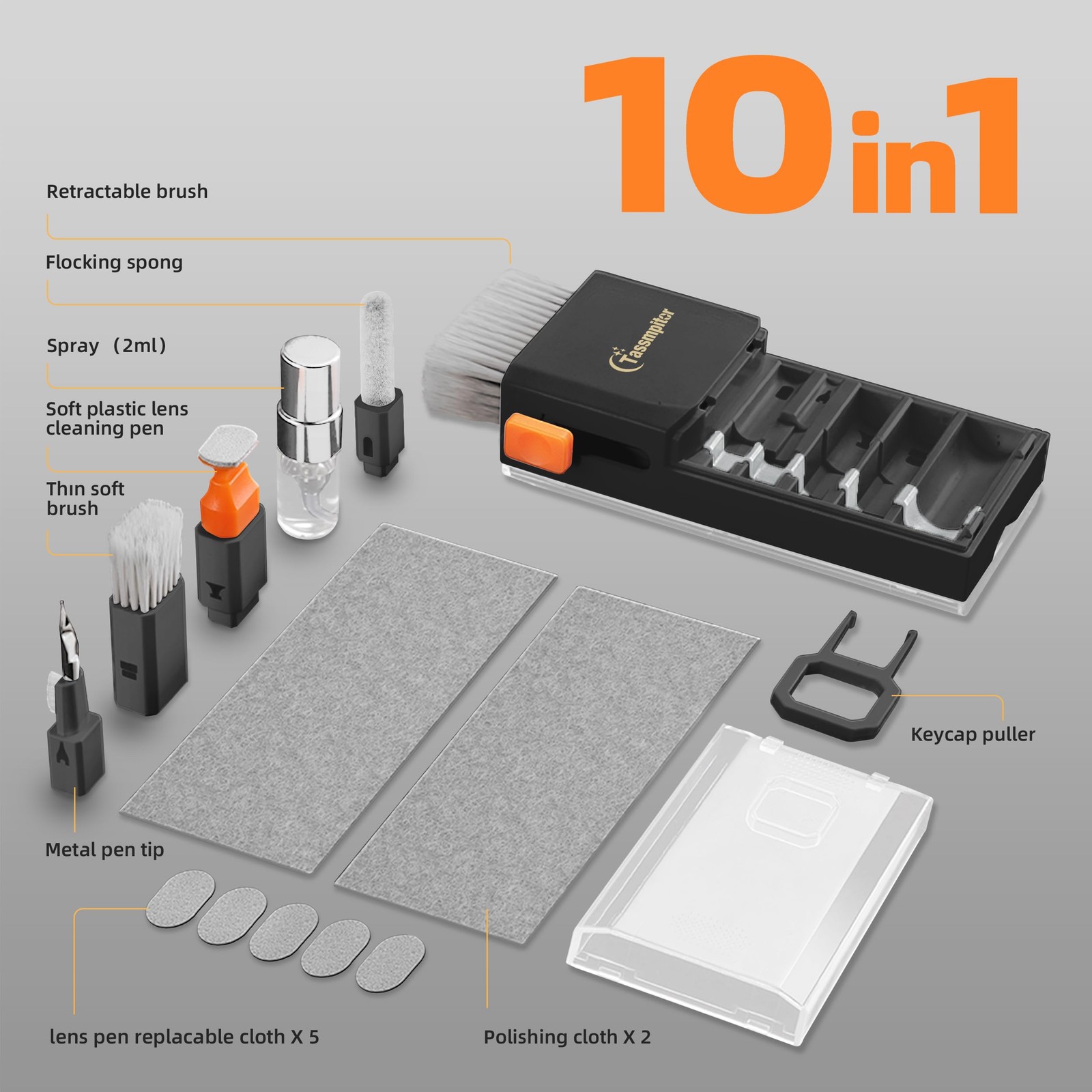 Keyboard Cleaning Kit Cleaner, All in One Computer Screen and Black