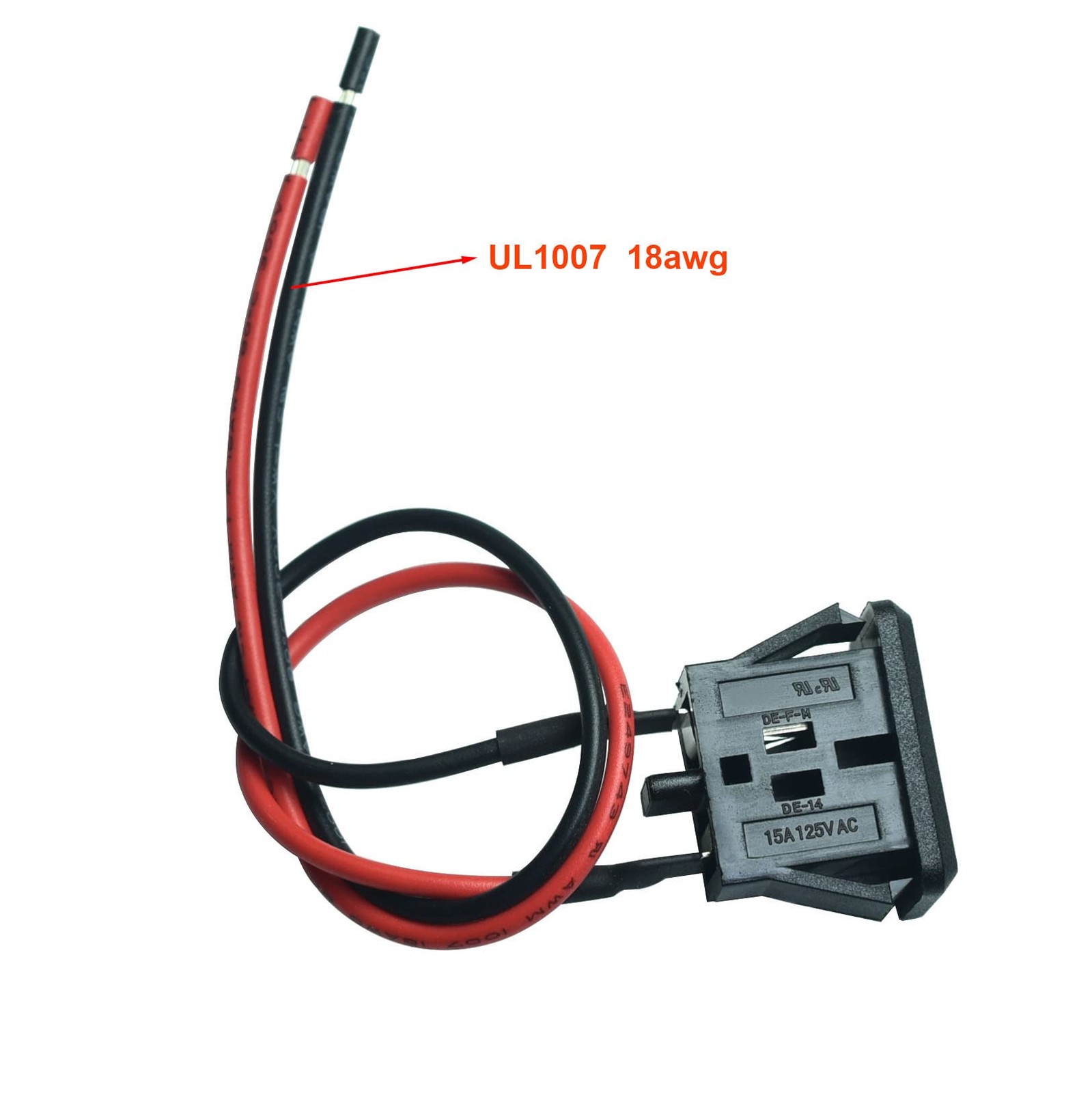 2pcs 2 Pins Us Power Socket Plug Panel 10a 125v Ac Panel Mount Outlet Industrial
