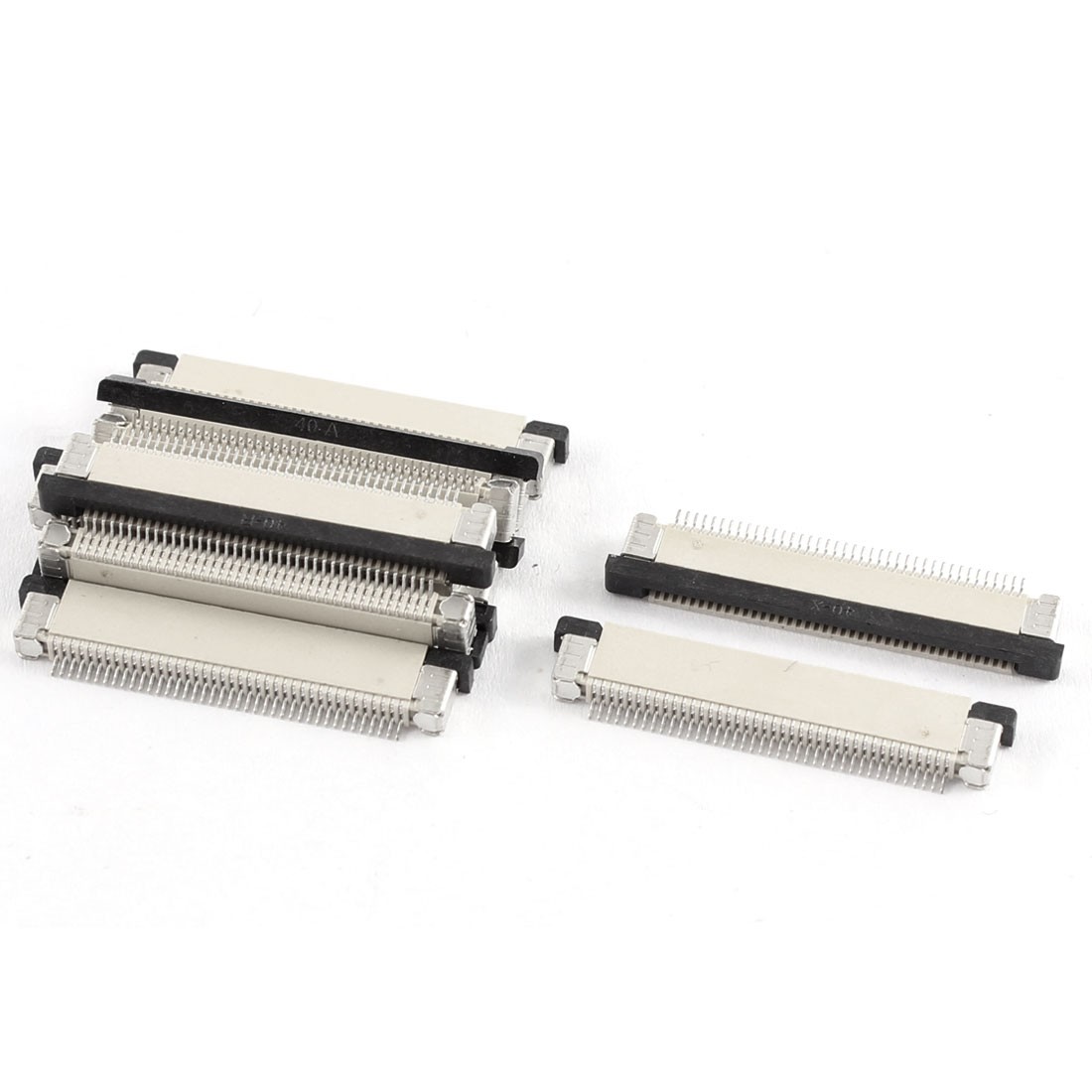 10 Pcs Bottom Port 40Pin 0.5mm Pitch FFC FPC Ribbon Sockets Connector