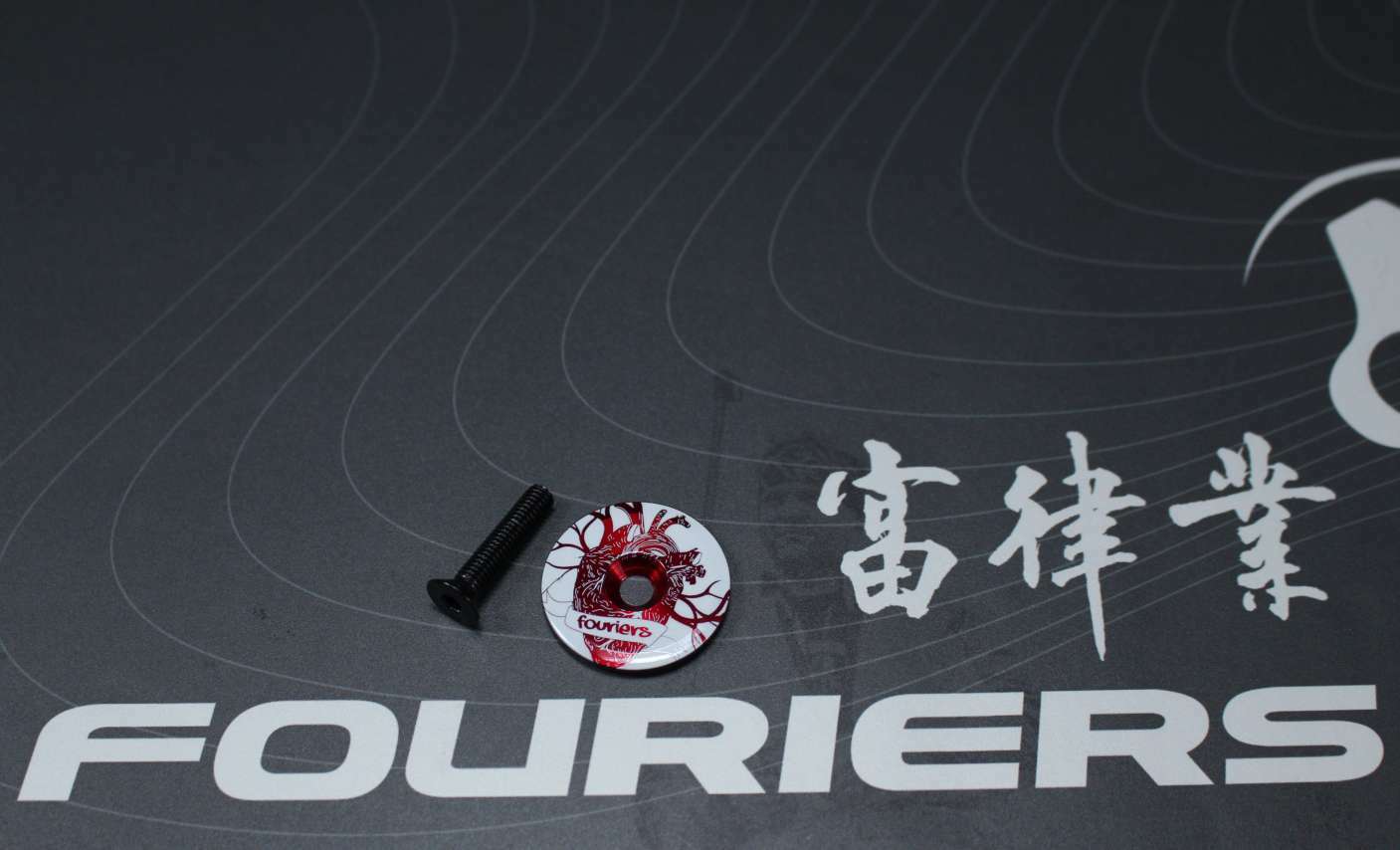 FOURIERS AL6061 top cap with stainless bolt Fit on 1-1/8 fork steer TC-DX018 031