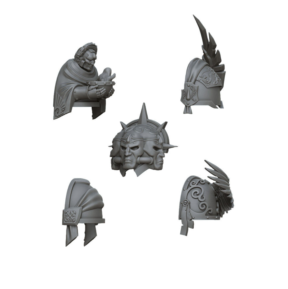Shoulder Pads Set x10 for Legio Sanguine Angelus - Prime Scale