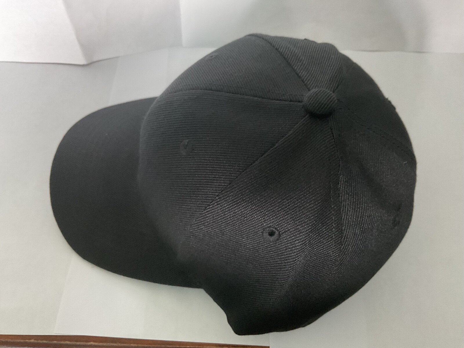 Mass. State Trooper Collectable Hat patch Sewn on Black Ball Cap