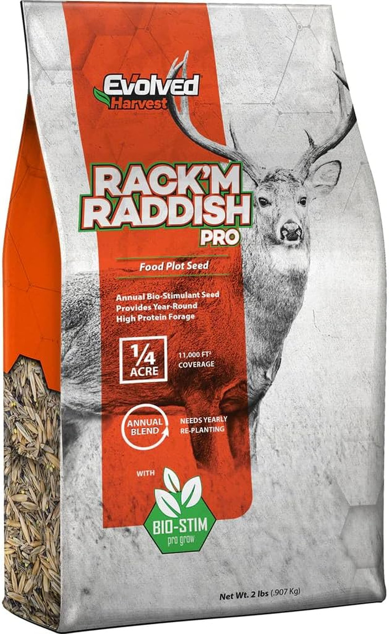 Rack'M Radish Pro Flavour Food Plot Sееd with Biostimulant Coating - High-Protei