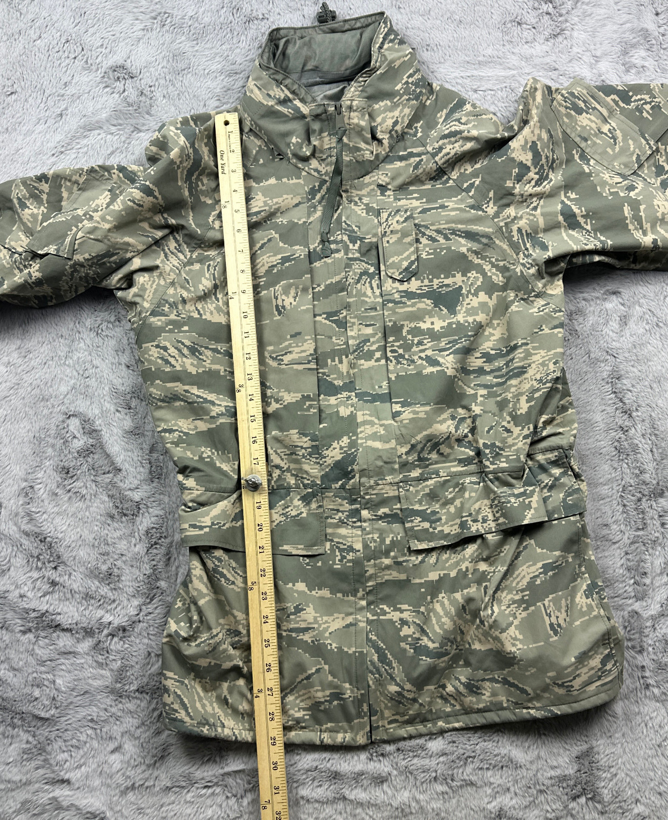 USAF Air Force Jacket Large Regular Parka All Purpse Tiger Stripe Gortex Tennier