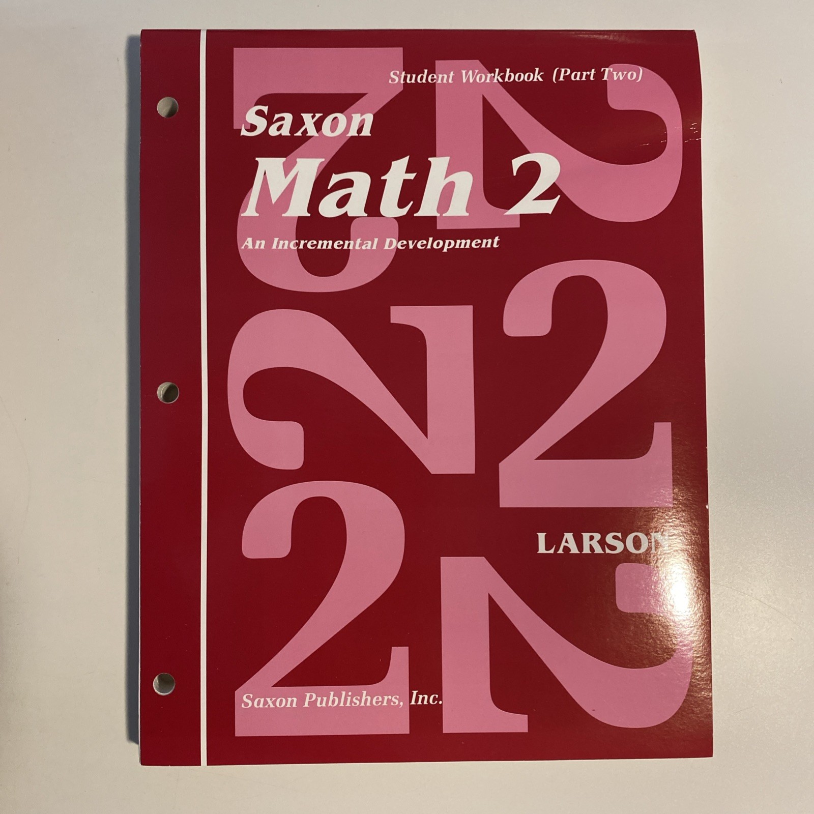 # Saxon Math 2 set-Teacher's manual, 2 workbooks, flashcards, home study book