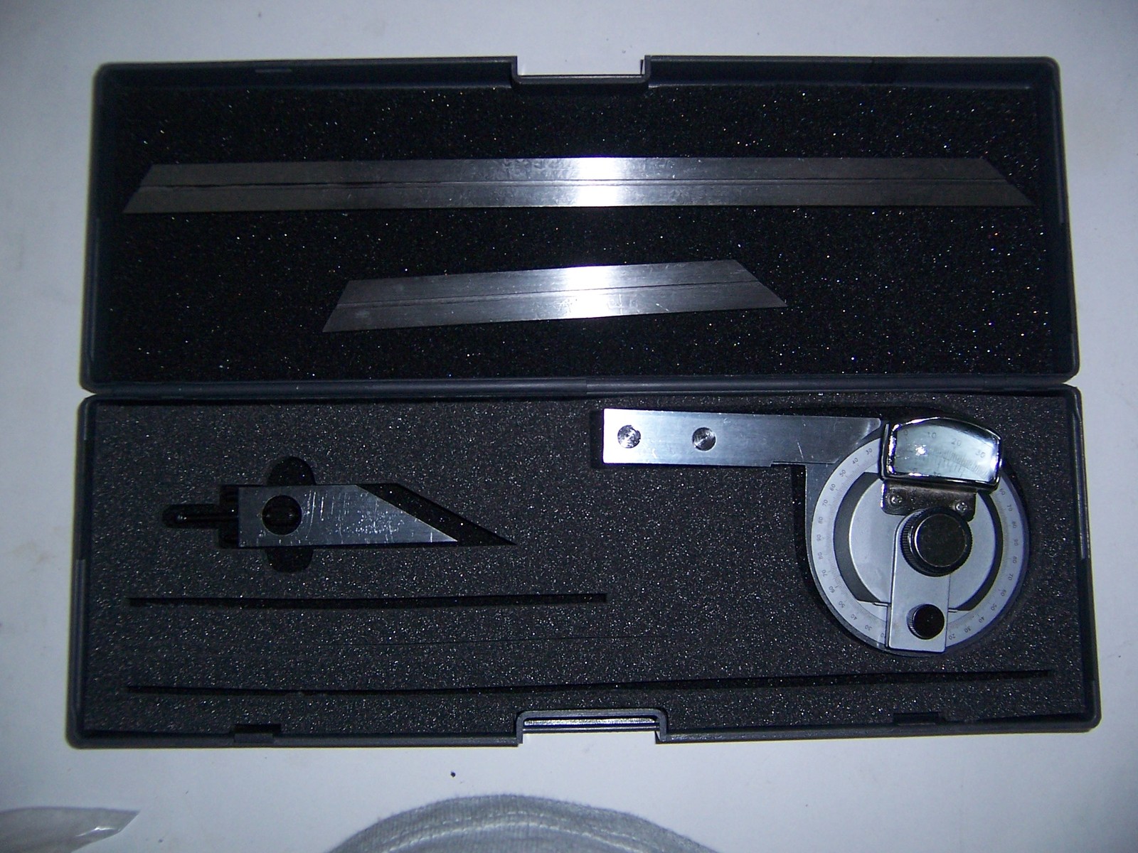 UNIVERSAL BEVEL PROTRACTOR with MAGNIFIER 0 to 360 deg "NEW"
