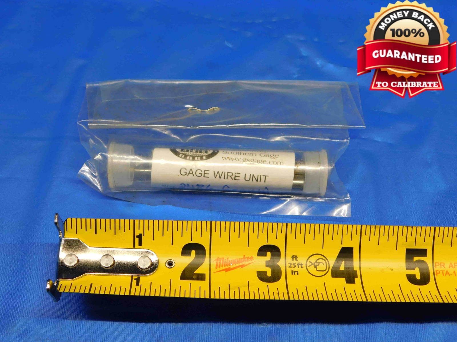 2 PCS NEW ? GLASTONBURY SOUTHERN STEEL GAGE WIRE UNIT SIZE .2486 MADE IN  USA