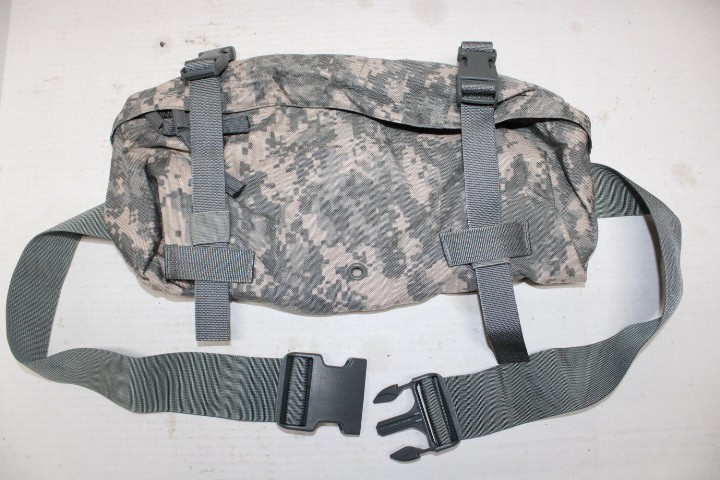 US Military USGI  ACU Camouflage Poncho Linner Woobie Pouch Waist Pack