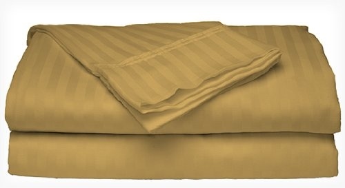 2 PACK:Deluxe Hotel , 300 Thread Count 100% Cotton Sateen Sheet Set Dobby Stripe