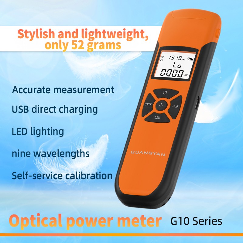 Optical Fiber Power Meter -50~+26 dbm Digital Display Optic Cable Tester Tool