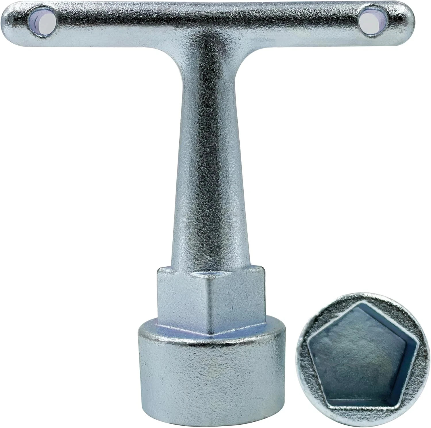 Folde Water Meter Wrench & Curb Stop Wrench for Pentagon Curb Boxes, Water Meter
